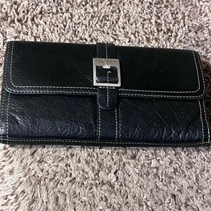 Kenneth Cole Reaction Black Leather Wallet